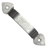 Smeedijzeren klinkstel gotisch - Pewter