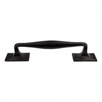 Handgreep zwart gelakt Rechthoek 25cm