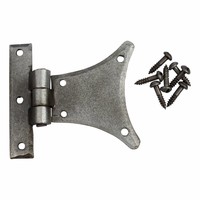 Smeedijzeren halve vlinder scharnier - Pewter