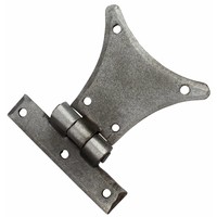 Smeedijzeren halve vlinder scharnier - Pewter