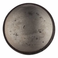 Gietijzeren kastdeurknop 45mm - blank gelakt