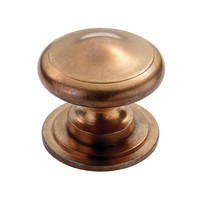 Bronzen knopje 35 mm model Cottage