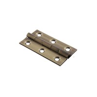 Meubel scharnier 50mm in pewter, 2 stuks.