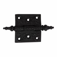 Bladscharnier ijzer zwart 62 x 66mm