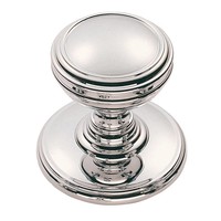 Metalen kastdeurknop 25mm - gepolijst chroom