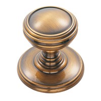 Metalen kastdeurknop 25mm - gepatineerd brons