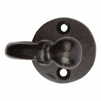 Gietijzeren kapstokhaak KH5513 - blank gelakt