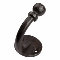 Gietijzeren kapstokhaak KH5513 - blank gelakt