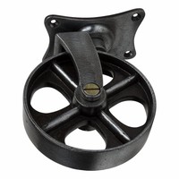 Industrieel wiel van gietijzer - Pewter