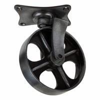 Industrieel wiel van gietijzer - Pewter