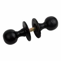 Gietijzeren deurknop rond - CH1104