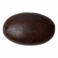 Gietijzeren kastdeurknop ovaal Roest - 42mm