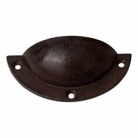 Gietijzeren komgreep roest - 93mm