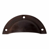 Gietijzeren komgreep roest - 93mm