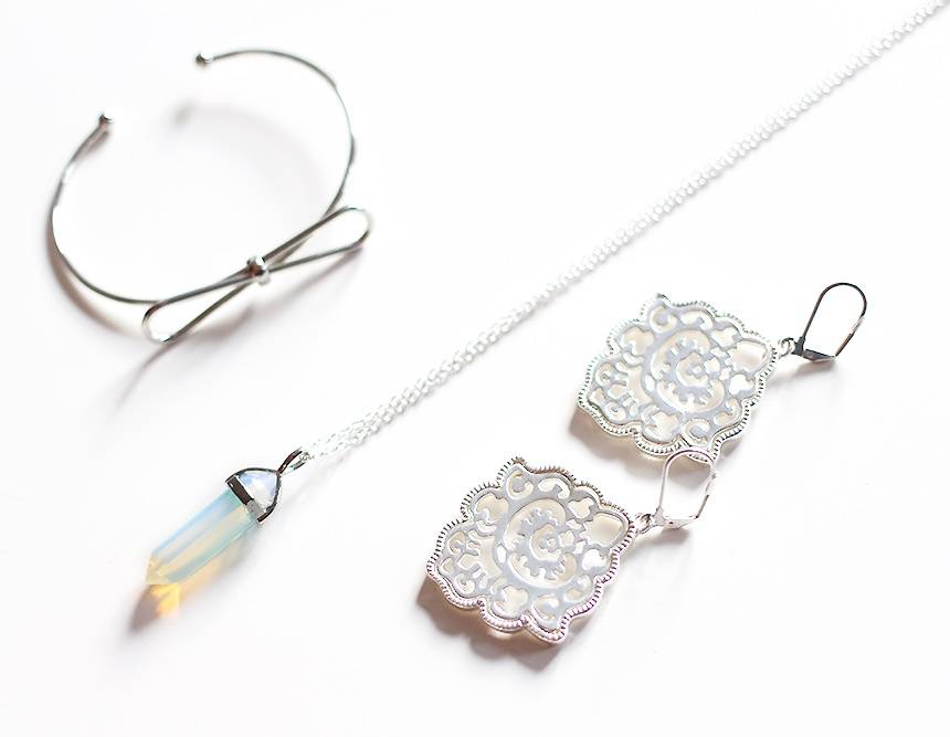 Silver and Blue