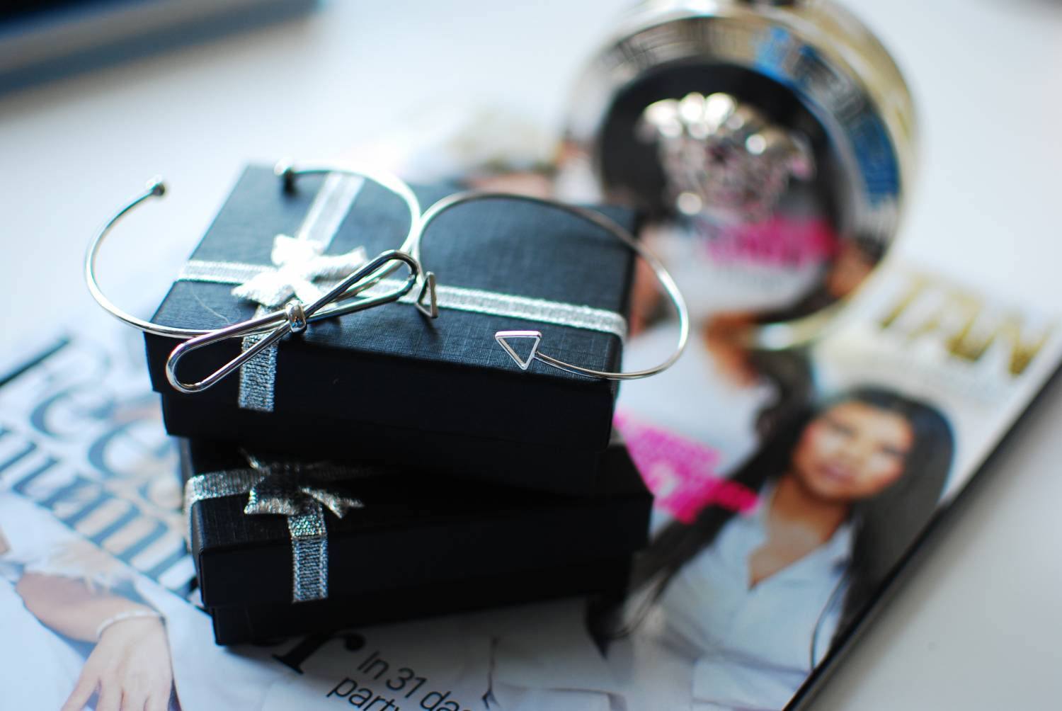 Silver bracelet duo