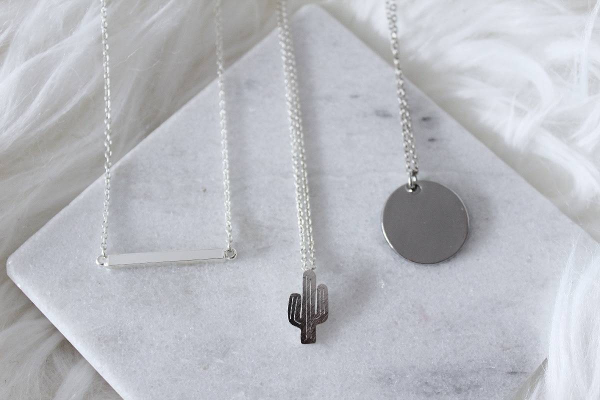 Subtle necklaces