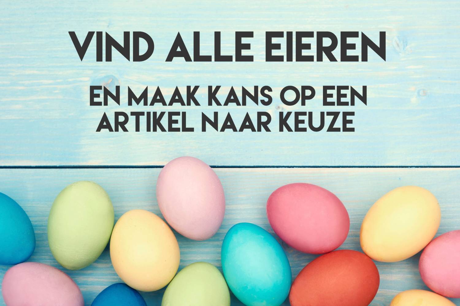 GESLOTEN - WIN: Paasactie