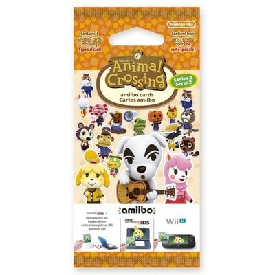 Amiibo Serie 2 Animal Crossing Amiibo-kaarten (3-pack)