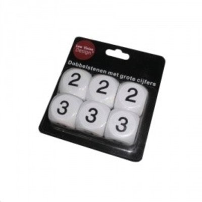 Extra grote dobbelstenen scoreblok - Yahtzee