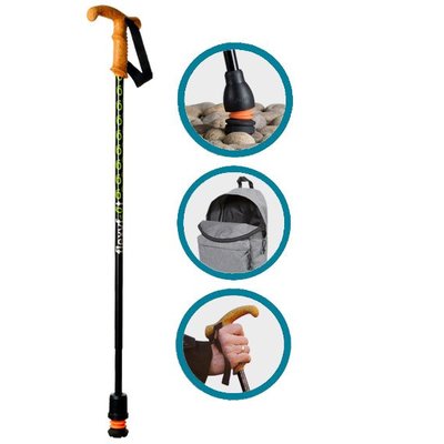 Flexyfoot Nordic Walking stokken met schokdempers
