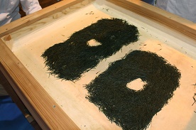 Groene thee productie