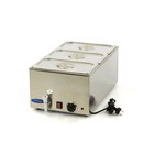 Maxima Bain Marie with Tap including 3 x 1/3 GN Set