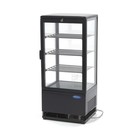 Maxima Kühlvitrine 78L Schwarz