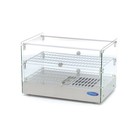Maxima Edelstahl Warming Showcase - 2 Stockwerke - 55 cm - 50L