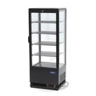 Maxima Kühlvitrine 98L Schwarz