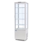 Maxima Kühlvitrine 235l Weiß