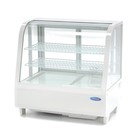 Maxima Kühlvitrine 100L Weiß