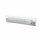 Maxima Opzetkoelvitrine / Gekoelde Opzetvitrine 200 cm - 1/3 GN