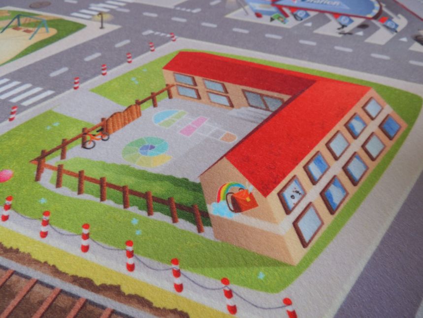 speelkleed verkeer met school