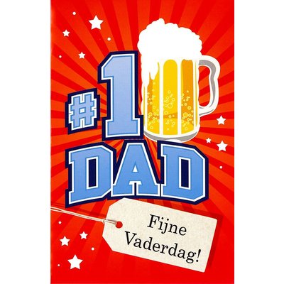 Carte de voeux 'N°1 Dad'