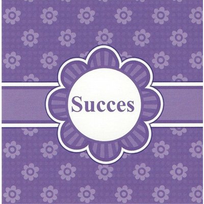 Greeting Card 'Succes'