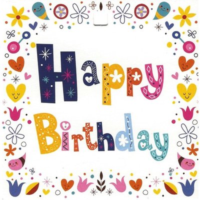 Greeting Card 'Happy Birthday'