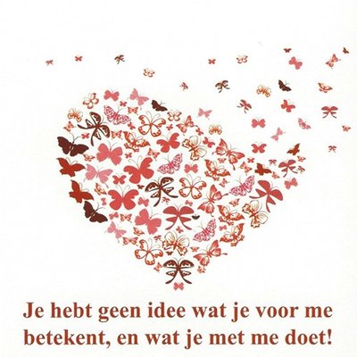 Wenskaart 'Je hebt geen idee...'
