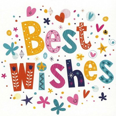 Grußkarte 'Best Wishes'