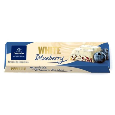 Leonidas Bâton Blanc au Myrtille 50g