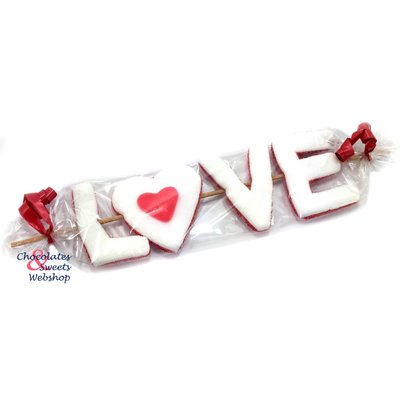 Süßigkeiten-Stick LOVE