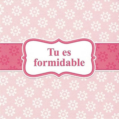 Carte de voeux 'Tu es formidable'