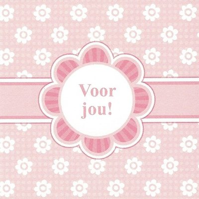 Wenskaart 'Voor jou!'