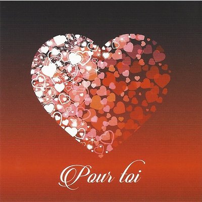 Grußkarte 'Pour toi'