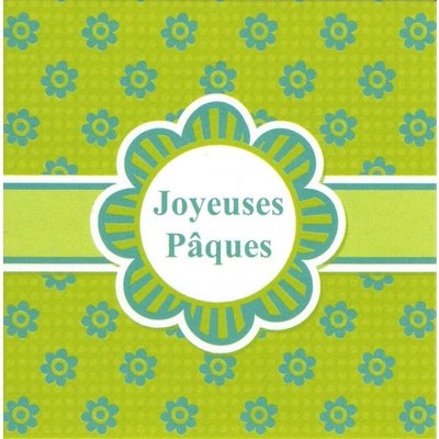 Carte de voeux 'Joyeuses Pâques'