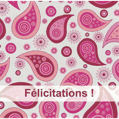 Carte de voeux 'Félicitations'