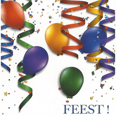 Carte de voeux 'Feest!'
