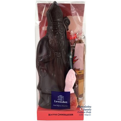 Leonidas St-Nicholas bag (L) dark + Speculaas
