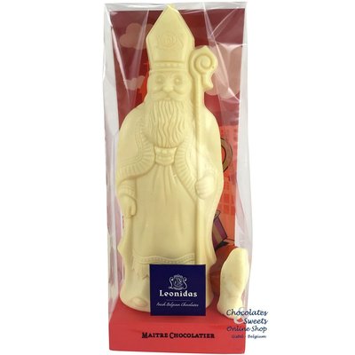 Leonidas St-Nicholas gift bag (L) white