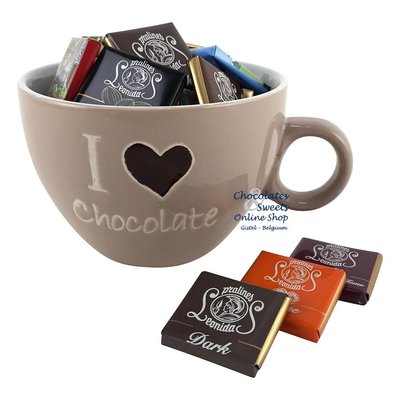 Koffiemok 'I love Chocolate' Napolitains